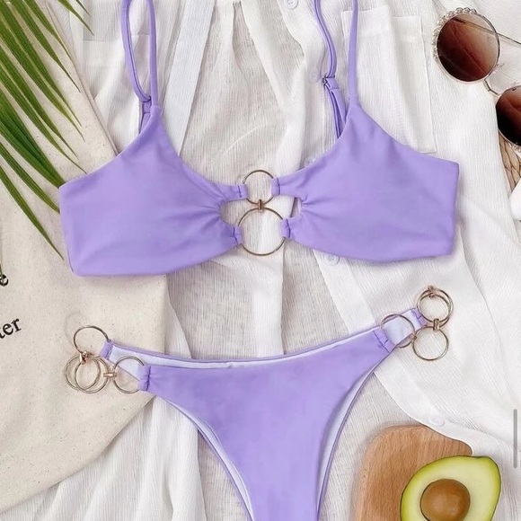 Lavender Swim Coverup - Picture 3 of 4